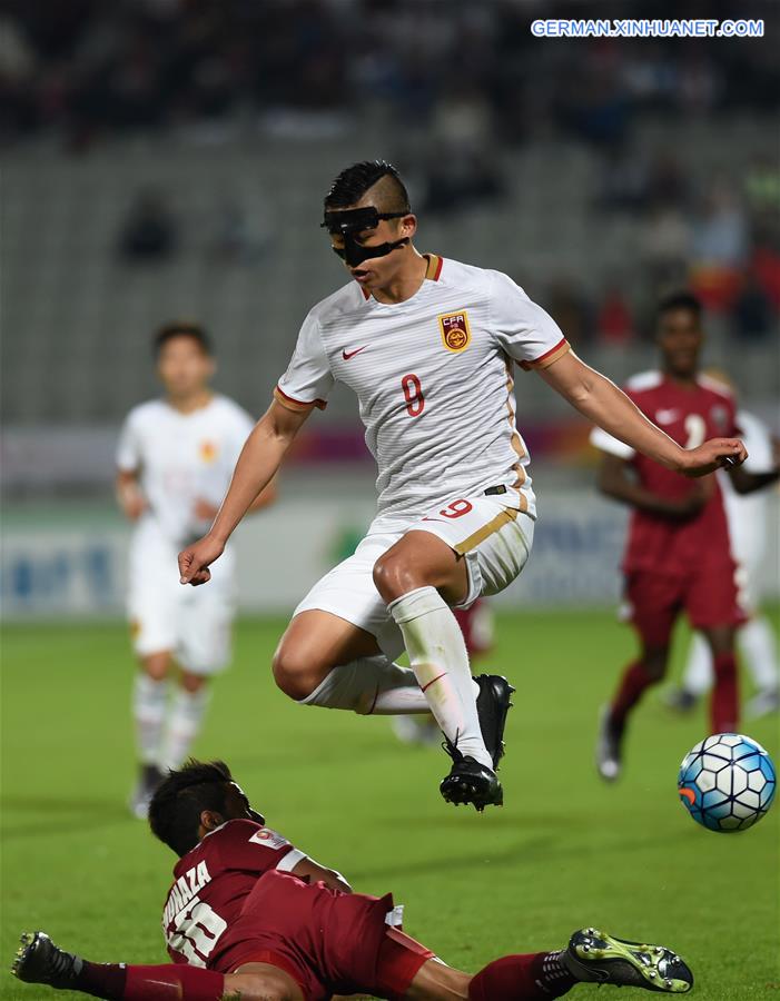 (SP)QATAR-DOHA-AFC U23-GROUP A MATCH-QATAR VS CHINA