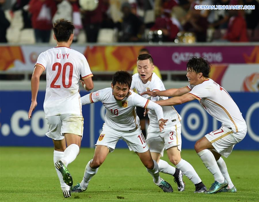 (SP)QATAR-DOHA-AFC U23-GROUP A MATCH-QATAR VS CHINA