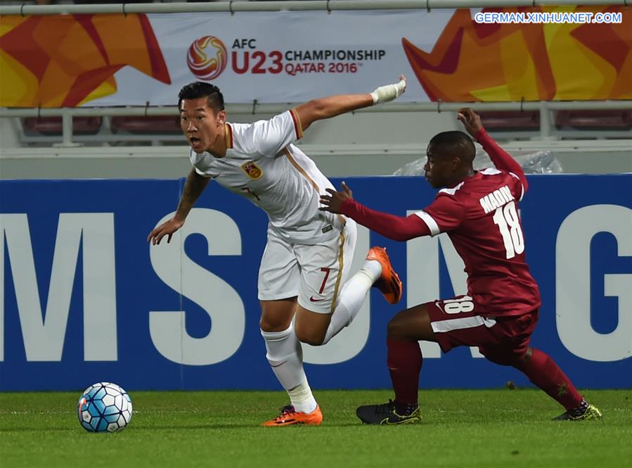 (SP)QATAR-DOHA-AFC U23-GROUP A MATCH-QATAR VS CHINA