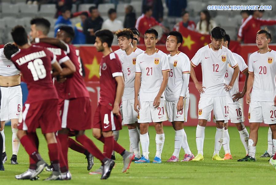 (SP)QATAR-DOHA-AFC U23-GROUP A MATCH-QATAR VS CHINA