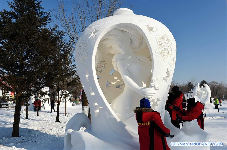 CHINA-HARBIN-SNOW SCULPTURE-CONTEST (CN)