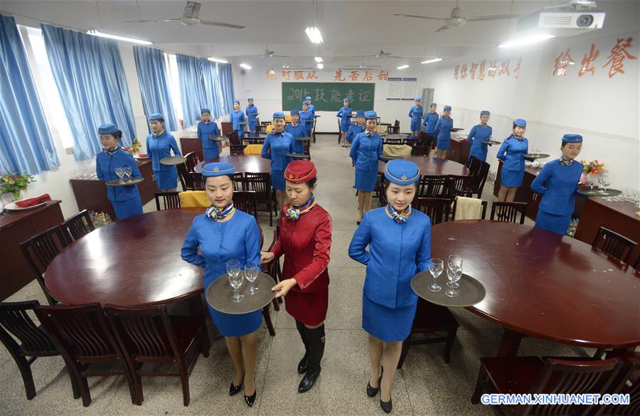 #CHINA-CHONGQING-STEWARDESS TRAINING (CN)