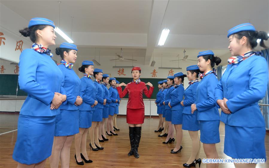 #CHINA-CHONGQING-STEWARDESS TRAINING (CN)