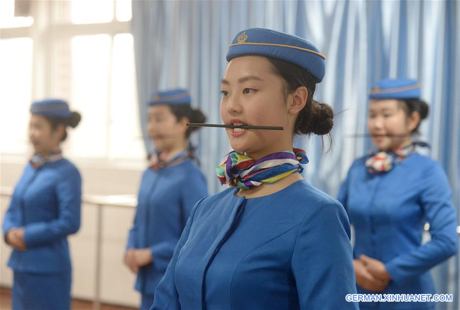 #CHINA-CHONGQING-STEWARDESS TRAINING (CN)