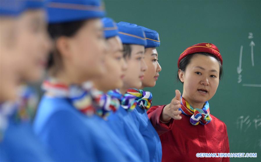 #CHINA-CHONGQING-STEWARDESS TRAINING (CN)