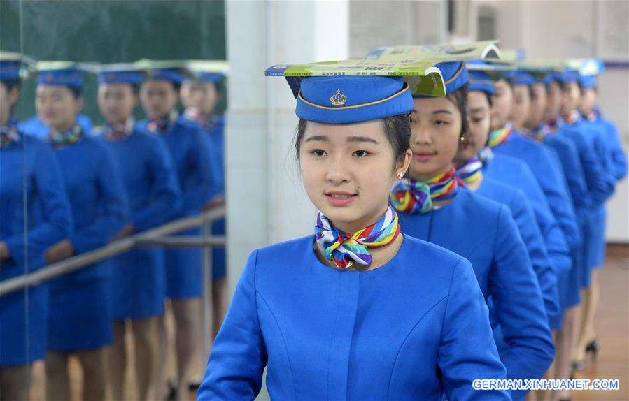 #CHINA-CHONGQING-STEWARDESS TRAINING (CN)