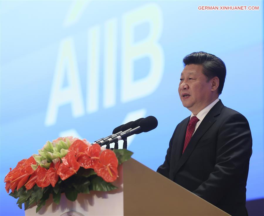 CHINA-BEIJING-XI JINPING-AIIB-OPENING CEREMONY(CN)