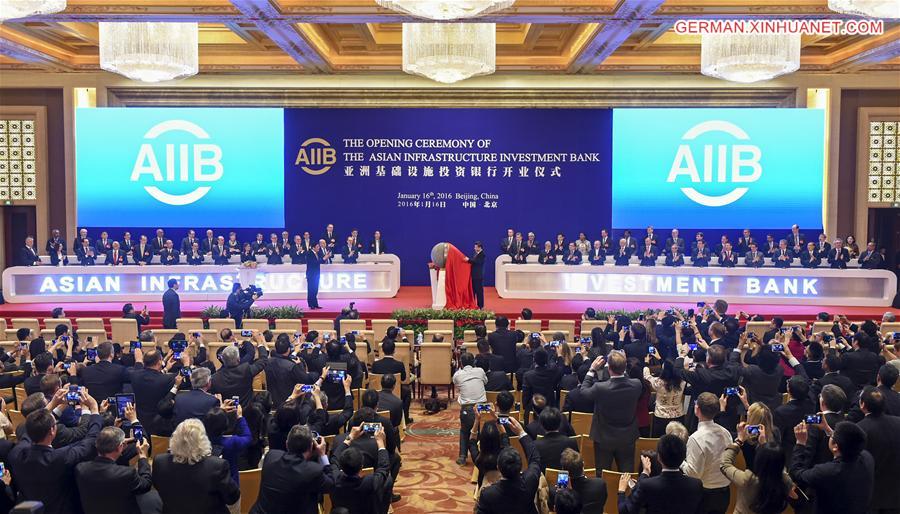 (FOCUS)CHINA-BEIJING-XI JINPING-AIIB-OPENING CEREMONY(CN)