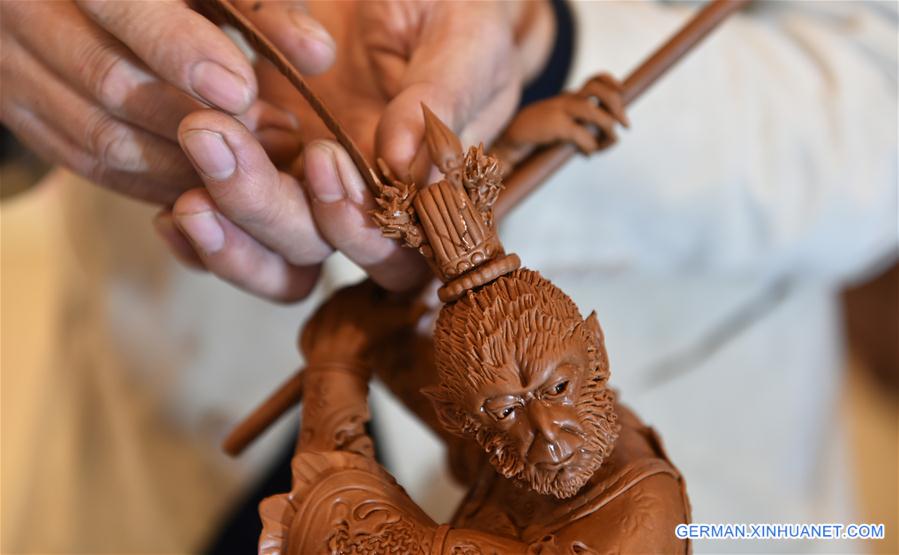 #CHINA-HENAN-CLAY SCULPTURE-MONKEY KING (CN)