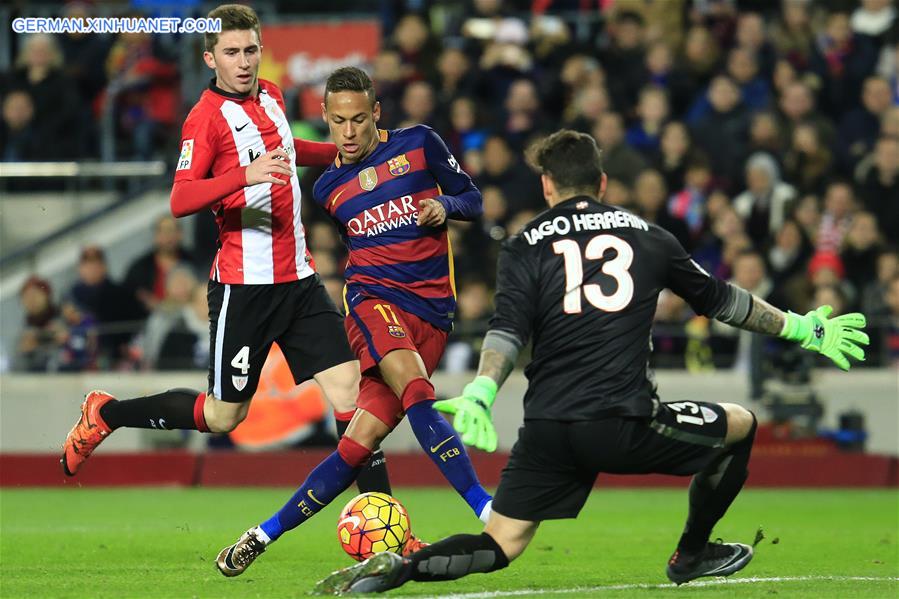 (SP)SPAIN-BARCELONA-SOCCER-LIGA-BARCELONA VS. BILBAO