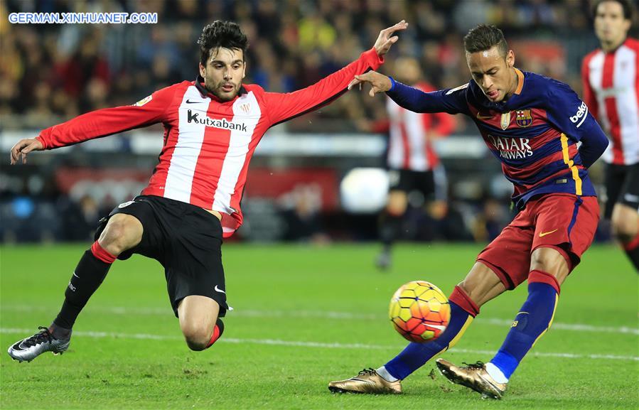 (SP)SPAIN-BARCELONA-SOCCER-LIGA-BARCELONA VS. BILBAO