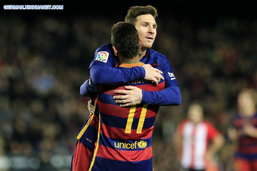 (SP)SPAIN-BARCELONA-SOCCER-LIGA-BARCELONA VS. BILBAO