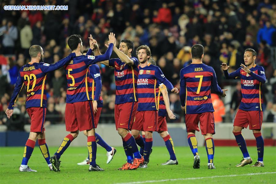 (SP)SPAIN-BARCELONA-SOCCER-LIGA-BARCELONA VS. BILBAO