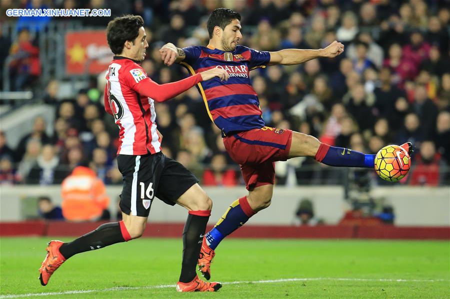 (SP)SPAIN-BARCELONA-SOCCER-LIGA-BARCELONA VS. BILBAO