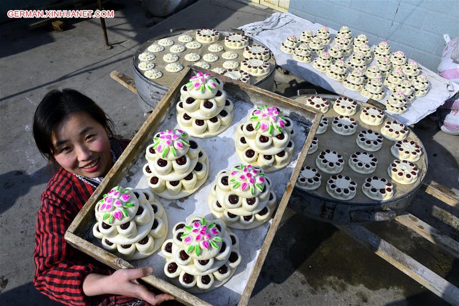 #CHINA-SHANDONG-LIAOCHENG-FLOWERY CAKES (CN)