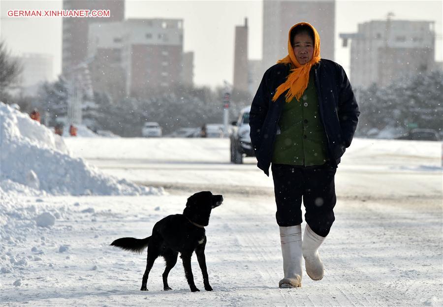 CHINA-WEIHAI-YELLOW SNOWSTORM WARNING(CN)