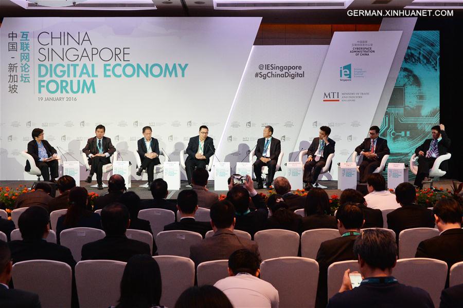 SINGAPORE-CHINA-DIGITAL ECONOMY FORUM