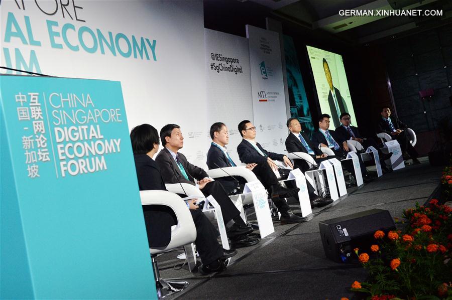 SINGAPORE-CHINA-DIGITAL ECONOMY FORUM