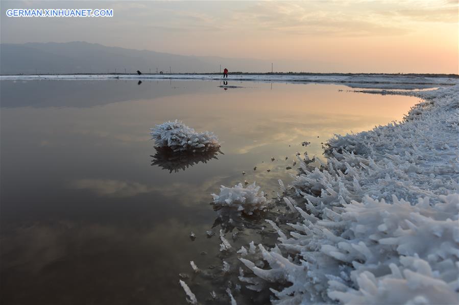 CHINA-SHANXI-SALT LAKE-MIRABILITE RIME (CN)