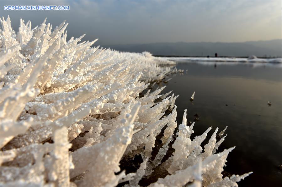 CHINA-SHANXI-SALT LAKE-MIRABILITE RIME (CN)