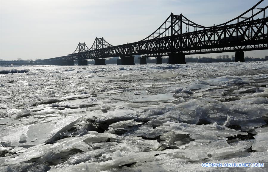 CHINA-DANDONG-YALU RIVER-FREEZE-UP (CN)