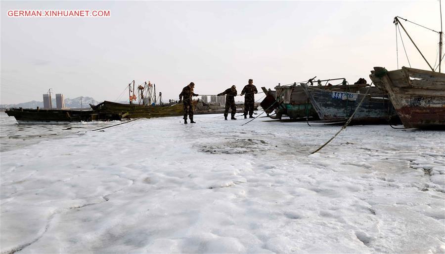 CHINA-YANTAI-COLD FRONT-SEA ICE (CN)