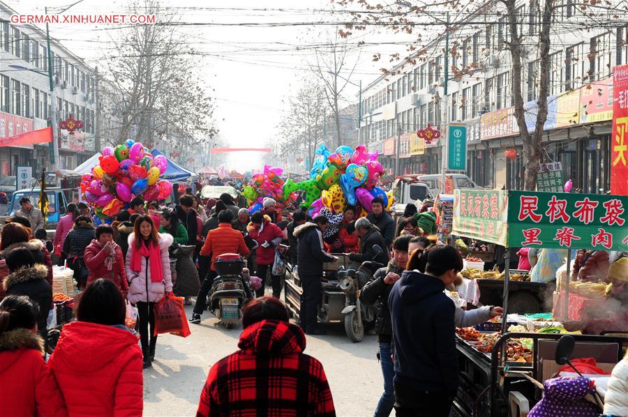 CHINA-HENAN-RURAL MARKET-LUNAR NEW YEAR (CN)