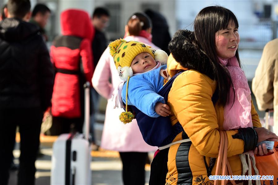 CHINA-SPRING FESTIVAL-TRAVEL RUSH-ABOUT TO BEGIN (CN)
