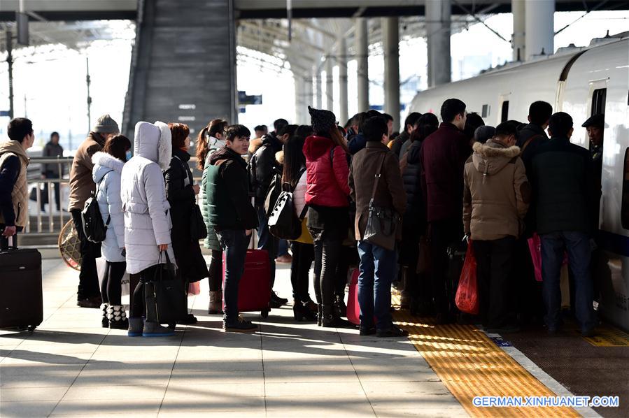 CHINA-SPRING FESTIVAL-TRAVEL RUSH-ABOUT TO BEGIN (CN)