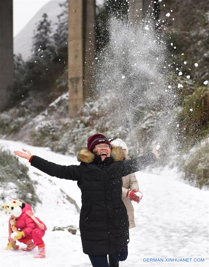 CHINA-GUANGDONG-SNOWFALL (CN)