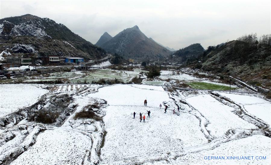 CHINA-GUANGDONG-SNOWFALL (CN)