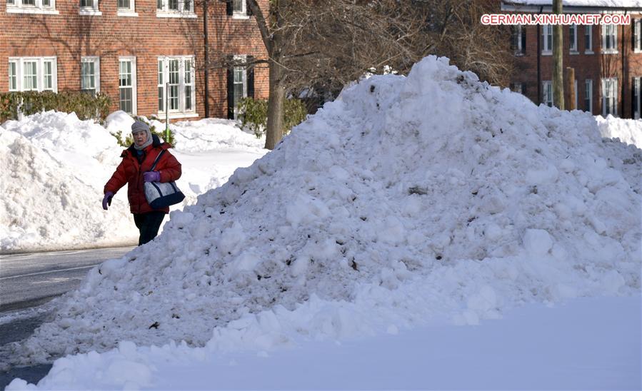 U.S.-WASHINGTON D.C.-SNOW STORM-AFTERMATH