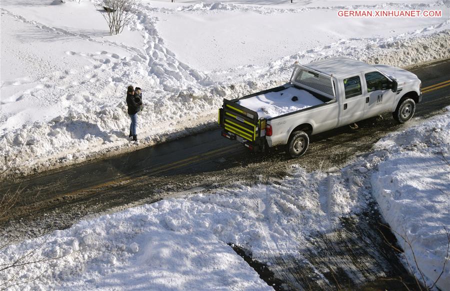 U.S.-WASHINGTON D.C.-SNOW STORM-AFTERMATH