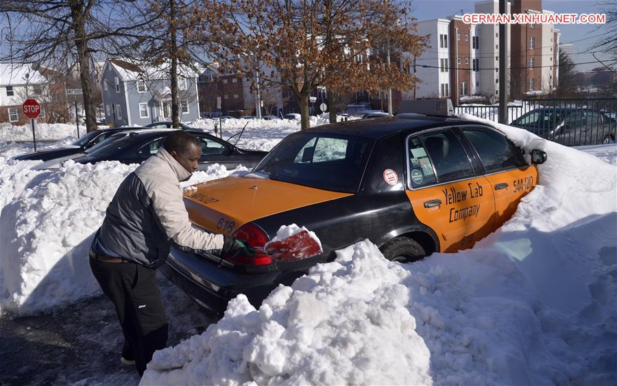 U.S.-WASHINGTON D.C.-SNOW STORM-AFTERMATH