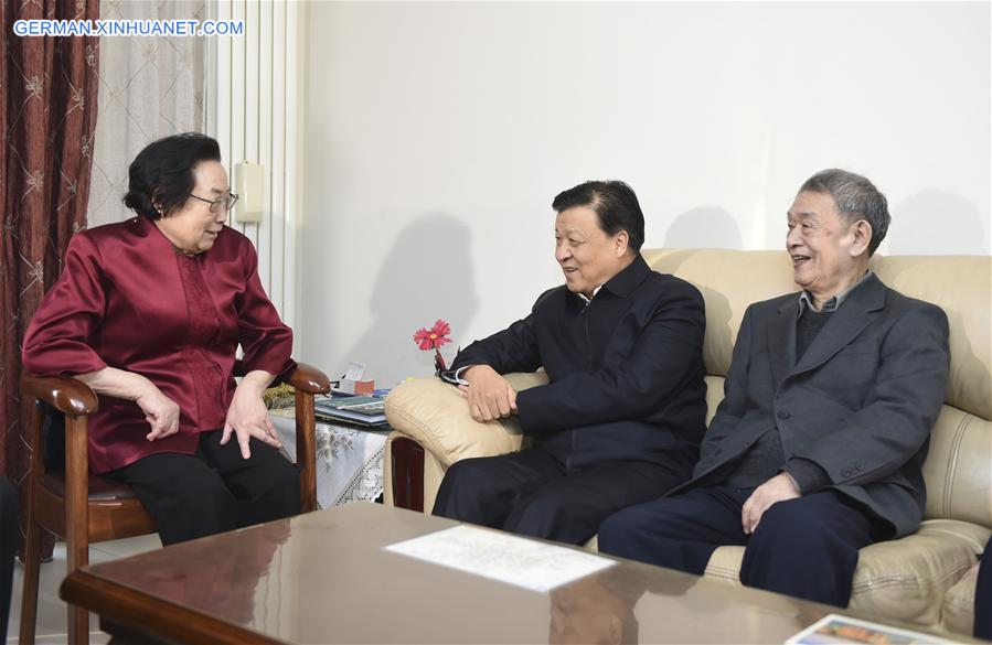 CHINA-BEIJING-LIU YUNSHAN-SCIENTISTS-VISIT(CN)