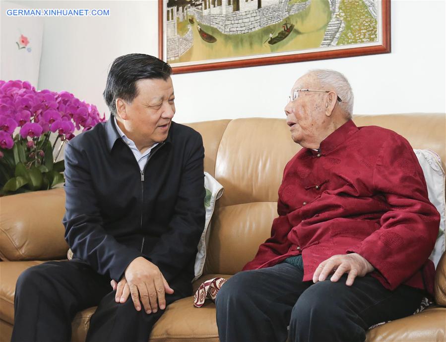 CHINA-BEIJING-LIU YUNSHAN-SCIENTISTS-VISIT(CN)