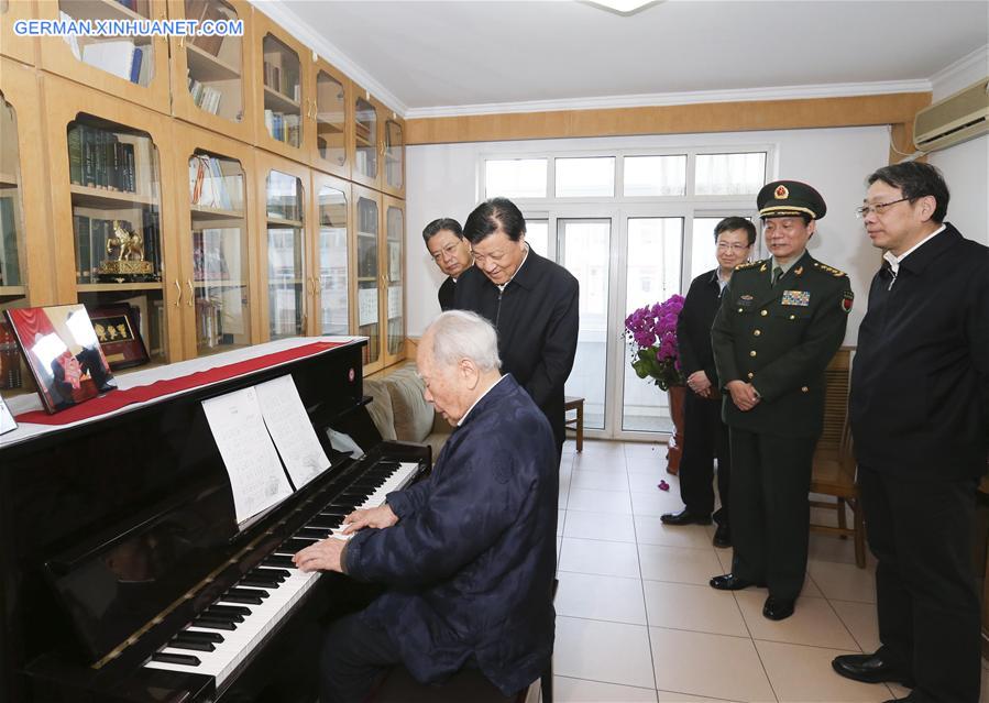 CHINA-BEIJING-LIU YUNSHAN-SCIENTISTS-VISIT(CN)