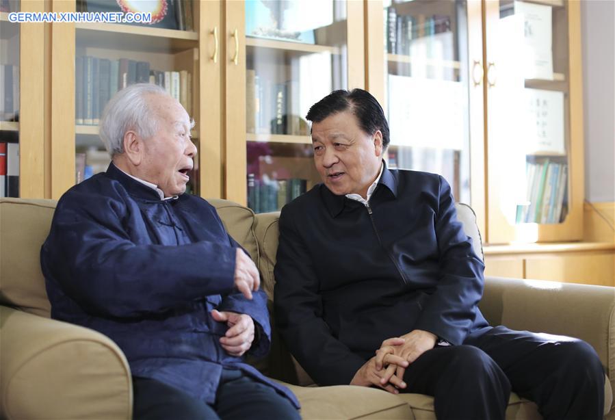 CHINA-BEIJING-LIU YUNSHAN-SCIENTISTS-VISIT(CN)