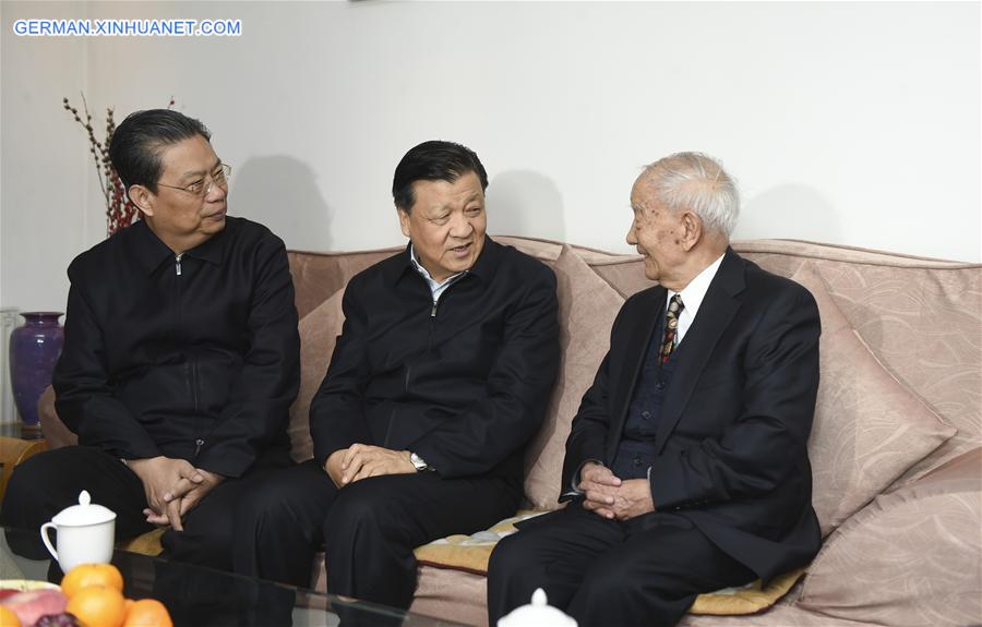 CHINA-BEIJING-LIU YUNSHAN-SCIENTISTS-VISIT(CN)