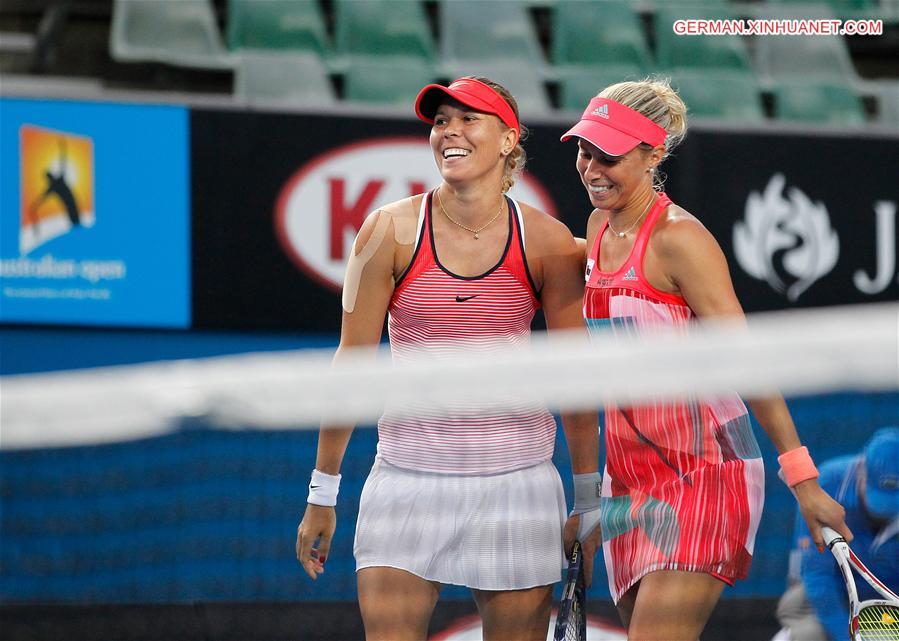 (SP)AUSTRALIA-MELBOURNE-TENNIS-AUSTRALIAN OPEN-WOMEN'S DOUBLES-SEMIFINAL