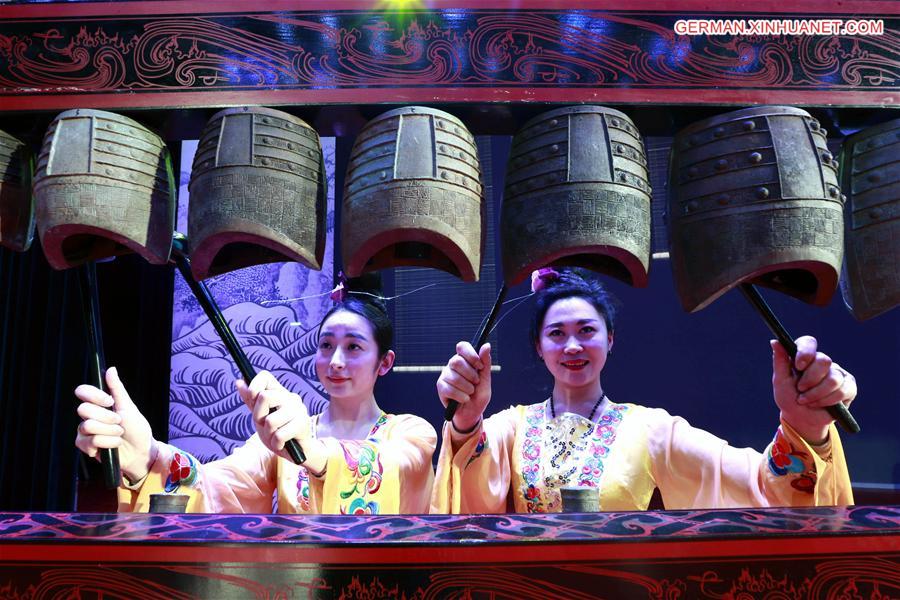 #CHINA-JIANGSU-XUYI-BRONZE INSTRUMENT-SPRING FESTIVAL PERFORMANCE (CN)