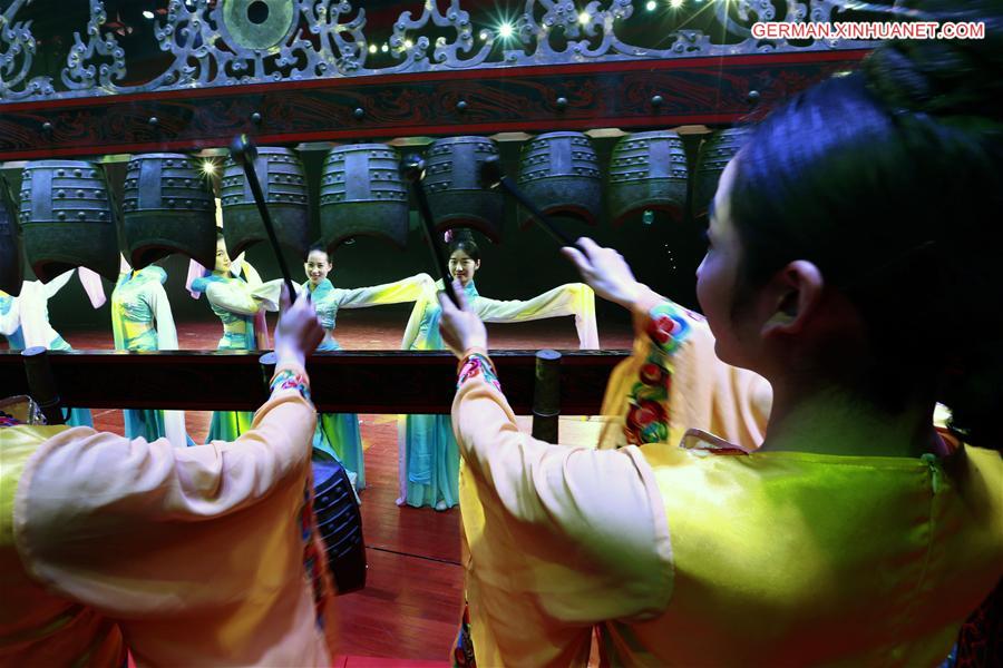 #CHINA-JIANGSU-XUYI-BRONZE INSTRUMENT-SPRING FESTIVAL PERFORMANCE (CN)