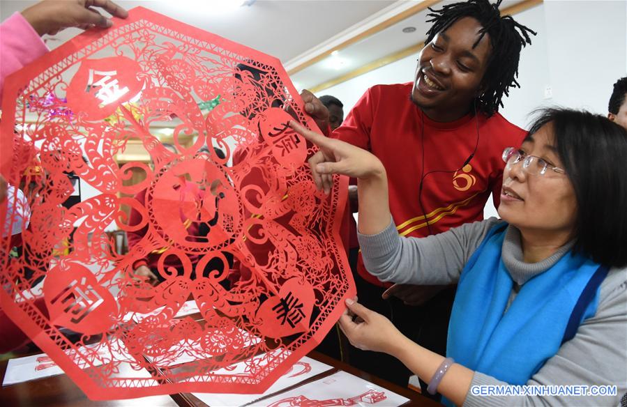 CHINA-HEBEI-CANGZHOU-AFRICAN STUDENTS-SPRING FESTIVAL (CN)