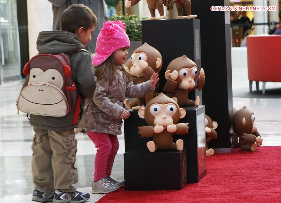 CANADA-VANCOUVER-CHINESE-EXHIBITION-YEAR OF MONKEY 