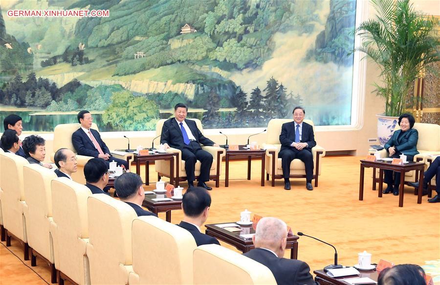 CHINA-BEIJING-XI JINPING-NON COMMUNIST PARTIES-PERSONAGES-GATHERING (CN)