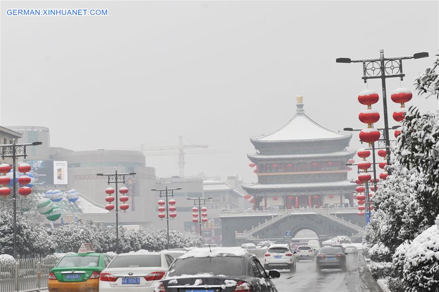 CHINA-XI'AN-SNOWFALL (CN)