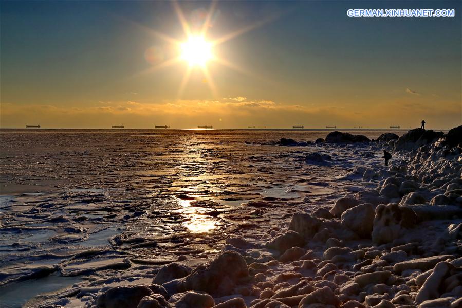 CHINA-HEBEI-QINHUANGDAO-SEA ICE (CN)