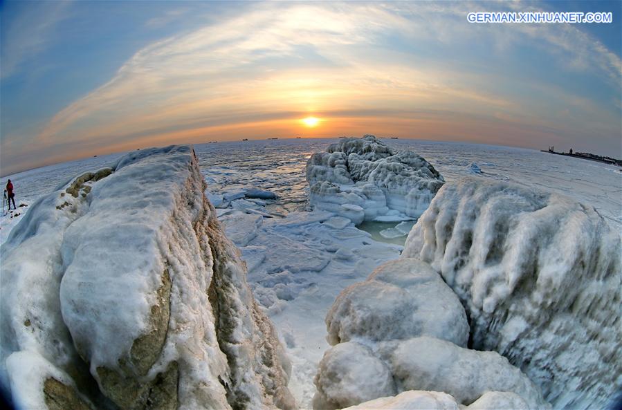 CHINA-HEBEI-QINHUANGDAO-SEA ICE (CN)