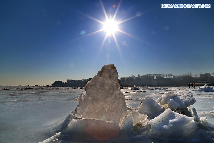CHINA-HEBEI-QINHUANGDAO-SEA ICE (CN)
