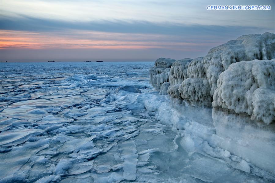 CHINA-HEBEI-QINHUANGDAO-SEA ICE (CN)